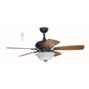 Litex Industries Quick Connect - 44" Bronze Finish Ceiling Fan Includes Remote Control TLEII44OSB5L